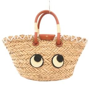 ハンドバッグ ベージュ ブラウン