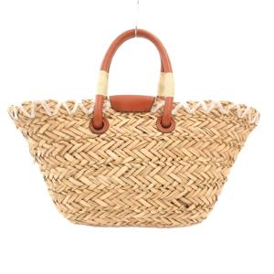 ANYA HINDMARCH ハンドバッグ ベージュ ブラウン