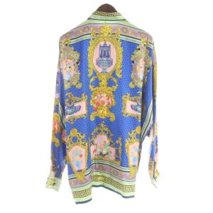 GIANNI VERSACE イタリア製 カジュアルシャツ 50 マルチカラー