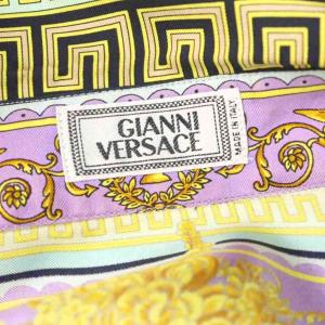 GIANNI VERSACE イタリア製 カジュアルシャツ 50 マルチカラー