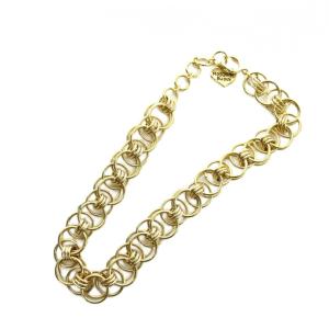 ネックレス アクセサリー ロゴ ゴールド色 GY11 /MQ