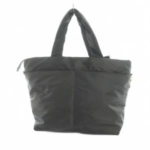 SEE BY CHLOE トートバッグ ショルダー 2WAY ナイロン スターストラップ ロゴ グレー GY11 /MQ