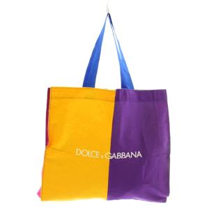 DOLCE&GABBANA トートバッグ エコバッグ キャンバス ロゴ マルチカラー /XZ GY11