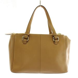 COACH ハンドバッグ ショルダー 2WAY レザー ロゴ ゴールド金具 茶色 ブラウン F32829 /XZ GY11