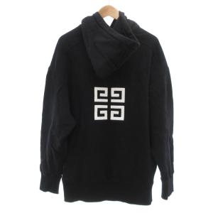 GIVENCHY オーバーサイズ プルオーバーパーカー 4G L ブラック