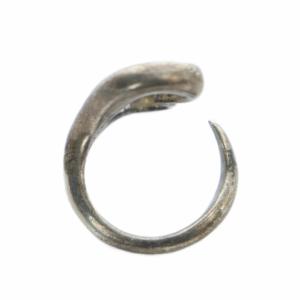 TIFFANY&Co. オープン ハートリング 指輪 アクセサリー ロゴ Silver925 9号 シルバー色 GY18 /MQ