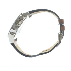 DIESEL DZ-4400 腕時計 ウォッチ クォーツ レザーベルト カレンダー付き クロノグラフ シルバー色 GY18