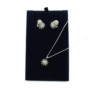 EXCLUSIVE EDITION no2 ネックレス イヤリング セット アクセサリー 星モチーフ シルバー色