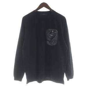 24AW DELICIMO デリシモ Tシャツ 長袖 ロンT カットソー 1 S 黒 ブラック MTAT24A8274-M