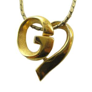 ネックレス アクセサリー ロゴ ゴールド色 GY11 /MQ
