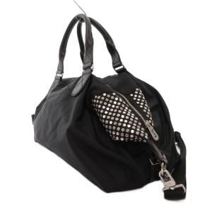 SONIA RYKIEL ショルダーバッグ ハンド 2way ナイロン スラッズ 黒 ブラック /FF GY11