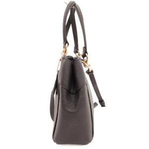COACH F25395 ハンドバッグ ショルダー レザー ロゴ グレー /JS GY11