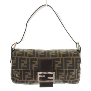 マンマバケット ワンショルダー ズッカ柄 ブラウン