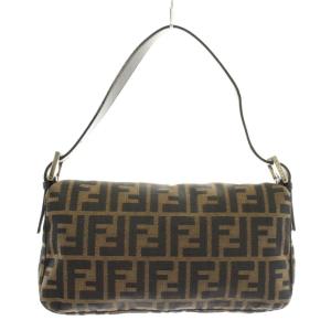 FENDI マンマバケット ワンショルダー ズッカ柄 ブラウン