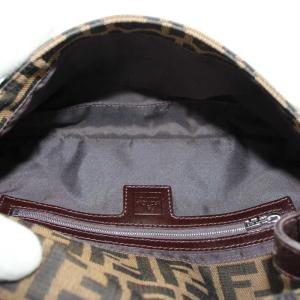 FENDI マンマバケット ワンショルダー ズッカ柄 ブラウン