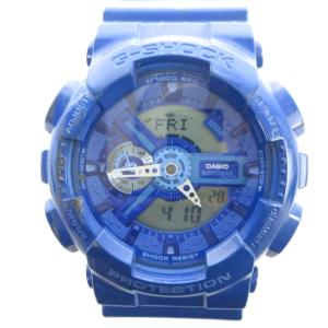 GA-100BC 腕時計 ウォッチ クォーツ デジタル ロゴ カレンダー付き 青 ブルー GY18 /MQ