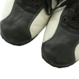 EMPORIO ARMANI ローカットスニーカー シューズ 41 26.0cm 黒 白 /MI GY18