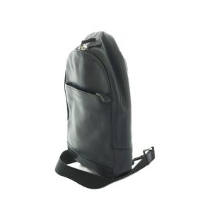 COACH ボディバッグ レザー 濃紺 /MI GY18