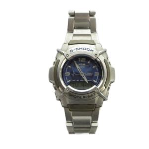 CASIO G-SHOCK MT-G MTG-512SC 腕時計 ウォッチ クォーツ デジタル カレンダー付き 青文字盤 シルバー色