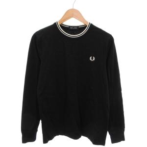 美品 TWIN TIPPED LONG SLEEVE Tシャツ 長袖 ロンT ロゴ S 黒 ブラック 白