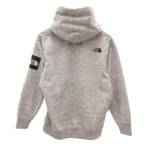 THE NORTH FACE 美品 プルオーバーパーカー フーディー M グレー ロゴ プリント NT62039 /JS GY18