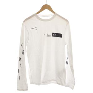 6RZT JW ZJ8EZ Tシャツ カットソー 長袖 ロゴ M 白 ホワイト GY18 /MQ