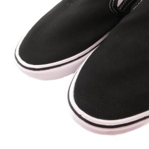 VANS タグ付き COMFY CUSH SLIP スニーカー シューズ ローカット 28 黒 ブラック VN0A3WMDVNE