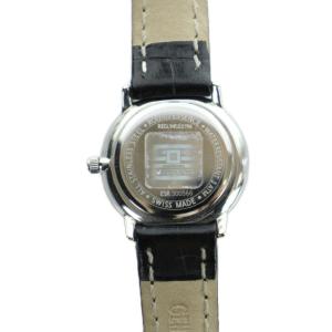 GIVENCHY PEG.94522798 腕時計 ウォッチ クォーツ ローマン 黒文字盤 レザーベルト シルバー色 GY18