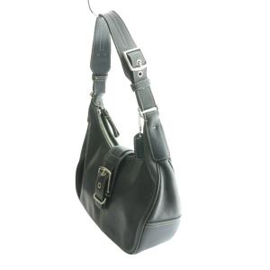 COACH ワンショルダーバッグ レザー 黒 ブラック /SS OS GY18