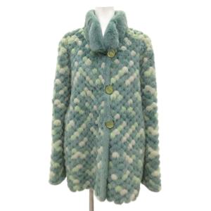 金サガ CHIE ROYAL LINNAHEN リバーシブルコート ミンクファー 38