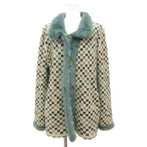 SAGA MINK 金サガ CHIE ROYAL LINNAHEN リバーシブルコート ミンクファー 38
