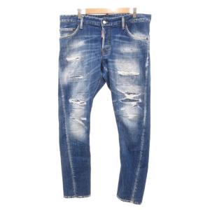 23SS SEXY TWIST JEAN デニムパンツ 52 インディゴブルー クラッシュ加工