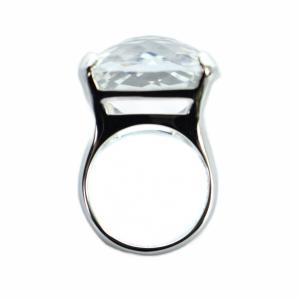 SWAROVSKI 指輪 リング アクセサリー クリスタル 52 10号 シルバー色 GY18 /MQ