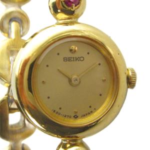 ジャンク品 1E20-0420 腕時計 ウォッチ クォーツ ロゴ ゴールド色 GY18 /MQ