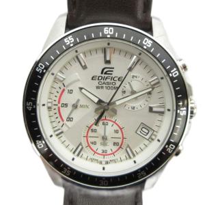 EDIFICE エディフィス EFV-540 腕時計 ウォッチ クォーツ クロノグラフ レザーベルト カレンダー付き