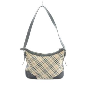 BURBERRY ショルダーバッグ チェック柄 ベージュ ブラック