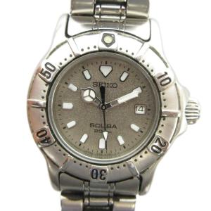7N85-0040 SCUBA スキューバ 200M 腕時計 ダイバーズ ウォッチ クォーツ デイト カレンダー付き