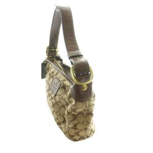 COACH ショルダーバッグ シグネチャー レザー キャンバス ベージュ 12594 /SS OS GY11