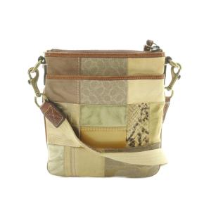 ショルダーバッグ パッチワーク 茶 マルチカラー 10006 /MI GY18