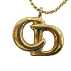 ネックレス アクセサリー ペンダント ロゴ CD ゴールド色 GY18 /MQ OH
