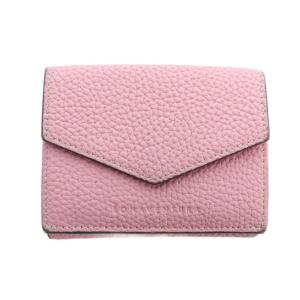 二つ折り財布 ウォレット レザー ミニ ロゴ ピンク GY18 /MQ