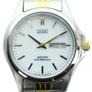 E100-S96371 JUNCTION Eco-Drive 腕時計 ウォッチ ソーラー カレンダー付き