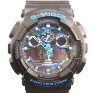 GA-100CB 腕時計 ウォッチ クォーツ デジタル ロゴ デイト カレンダー付き 黒 ブラック GY18