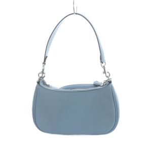 COACH CR099 ハンドバッグ ショルダー 2WAY ロゴ レザー 青 ブルー GY18 /MQ