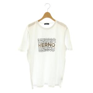 Tシャツ カットソー 半袖 ロゴ 48 ホワイト /DF GY18