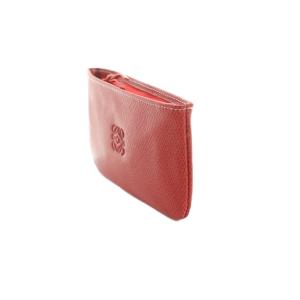 LOEWE コインケース 小銭入れ レザー アナグラム 赤 /MI OH GY18