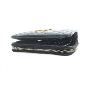 YVES SAINT LAURENT モノグラム コンパクトジップ 二つ折り財布 カサンドラ