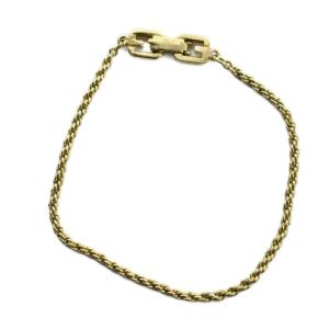 ブレスレット アクセサリー ロゴ チェーン ゴールド色 GY11 /MQ