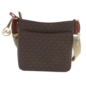 MICHAEL KORS ショルダーバッグ PVC ロゴ 総柄 茶 ブラウン 35S4GTVC5B /JS GY18
