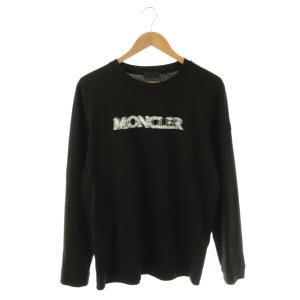 K10918D00003 89A17 Tシャツ 長袖 プリント ラバーワッペンロゴ Tシャツ カットソー